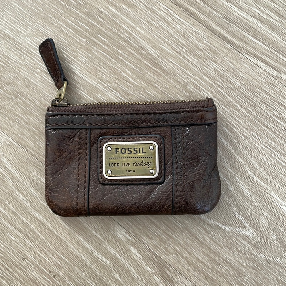 Fossil mini zip wallet